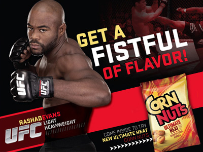 Corn Nuts | UFC boxing corn nuts mma product typography ufc