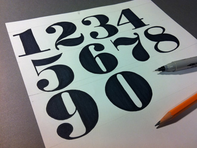 Freehand Friday freehand friday marker numbers pencil