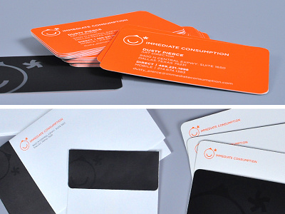 IC Business Cards & Stationery off set press soft touch spot uv