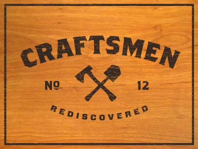 Craftsmen Rediscovered hand old texture vintage wood