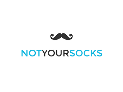 Not Your Socks - WIP branding fashion flat design logo
