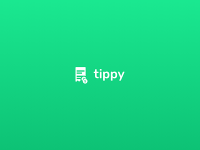 Tippy – Tip Calculator brand calculator illustrator logo sketch tip vector