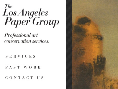 the los angeles paper group art conservation design