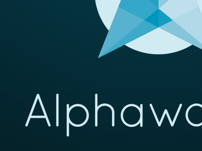 Alternate Alphaworks logo on dramalama black (2014) alphaworks logos