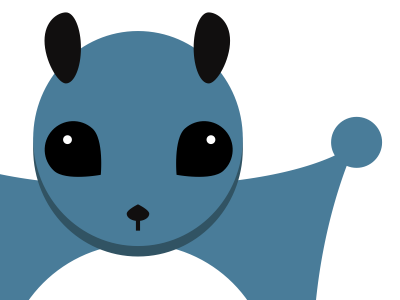 Flying squirrel mascot adorable flying squirrel logo mascot