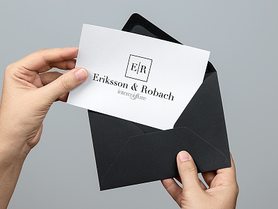Eriksson & Robach Logotype branding logotype