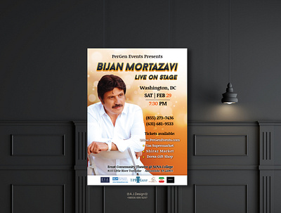 Bijan Mortazavi Concert Poster Design concert concert poster party poster poster