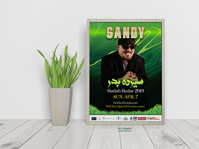 SANDY Concert Poster Design