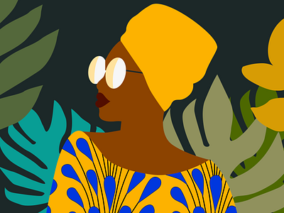 Wrapped Up african african art black art black artists design figma graphic design illustration illustrator vector art