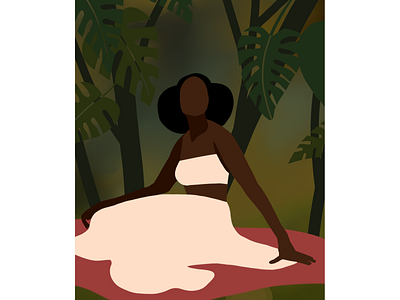 Picnic african african art black art black artists design figma graphic design illustration illustrator vector art