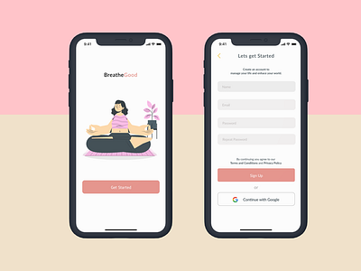 BreatheGood Onboarding Design