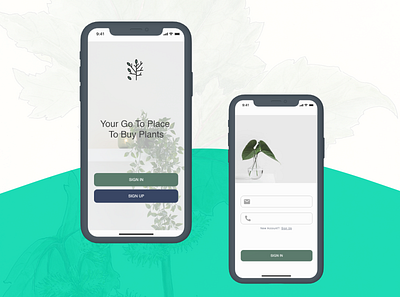 Plant Ordering App adobexd dailyui design figma photoshop ui ux web