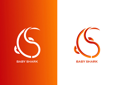 Baby Shark Logo circle logo design illustrator logo logodesign vector