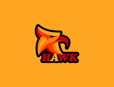 Hawk Shape Logo Concept design illustrator logo logodesign vector