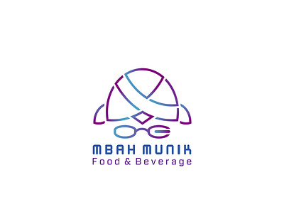 Mbah munik logo ( Blangkon shape logo ) design illustrator logo logo design logodesign vector
