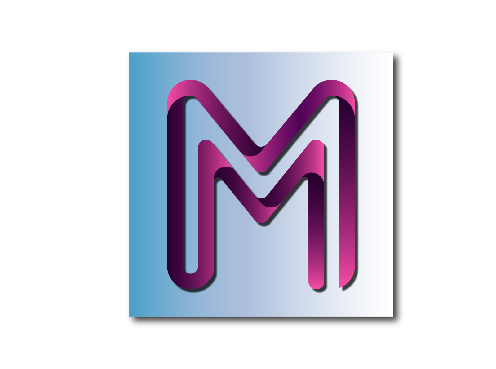 Double M Letter by YUDISAIN on Dribbble