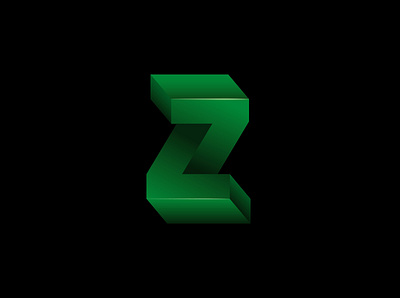 3d Z Letter branding design icon illustrator letter logo logodesign vector