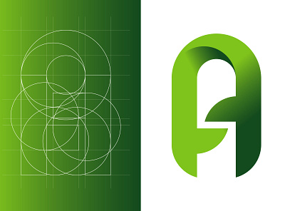 Letter A logo Concept 3d art a letter branding design illustrator letter logo logodesign vector