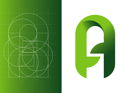 Letter A logo Concept