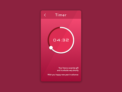 Countdown Timer #dailyui #014 application countdown creative design freebies minimal mobile sketch timer uidesign uxdesign