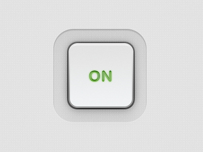 Switch for #dailyui #015 button dailyui design icon minimal photoshop realistic settings switch uidesign white