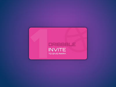 One 'Dribbble Invite' to giveaway :) app clean creative design freebie google icon illustrations india invite material sketch