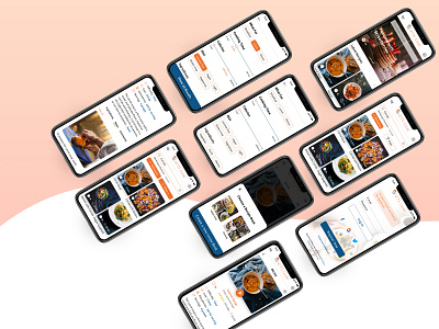 Recipe App app application daily ui dailyui design flat food minimal mobile mobile app mobile ui recipe recipe app responsive sketchapp ui