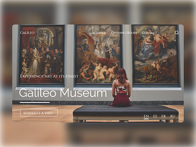 Daily UI 128 - Museum Concept