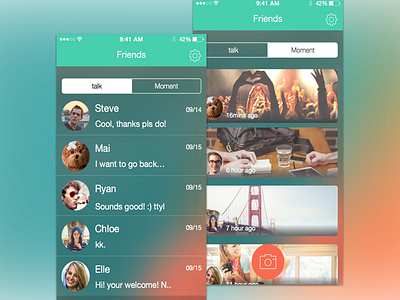 Day001 Timeline animation app design ios iphone mobile ui ux