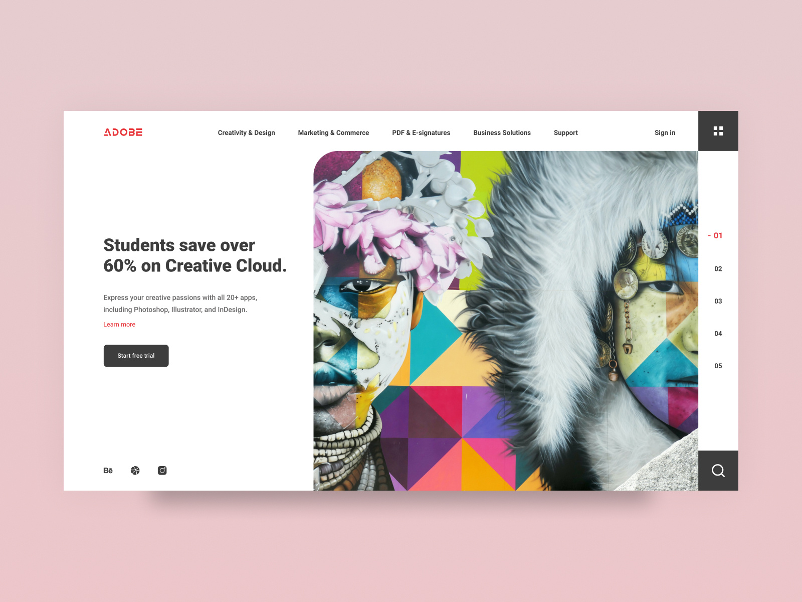 Adobe by Thom. on Dribbble