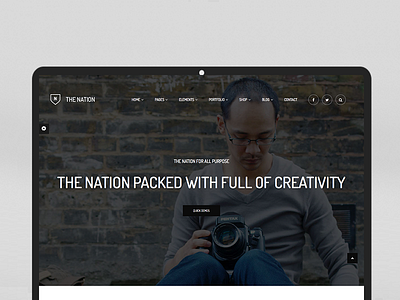 Nation - HTML and WordPress design agency business corporate html nation wordpress