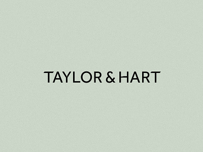 Taylor & Hart Logo Design brand brand identity branding custom design identity jewellery logo logo design logotype luxury typography