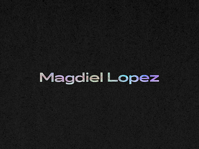 Magdiel Lopez — Identity and Website brand brand identity branding design graphic lopez magdiel typography visual webdesign
