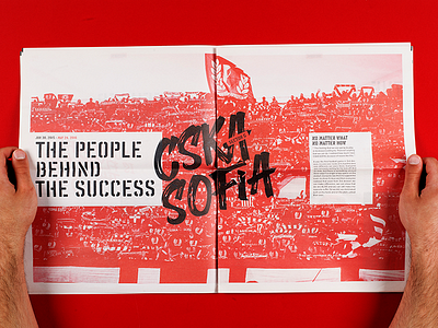 CSKA Sofia Ultras Newspaper Content