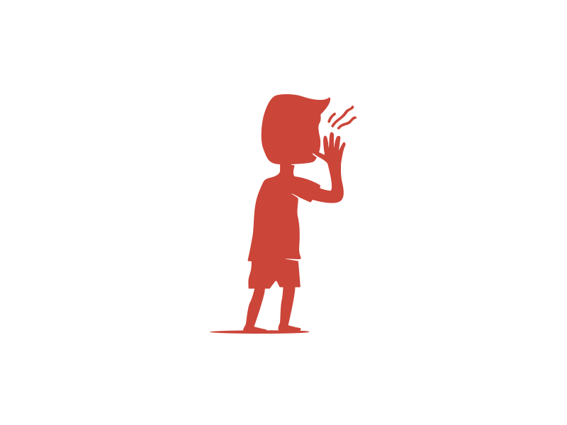 Calling Child Logotype retro child graphic design mark icon symbol logotype logo