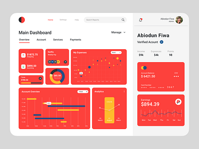 Budget Spending Tracker ( WHITE MODE ) design