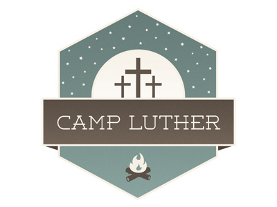 Camp Luther Logo camp church logo