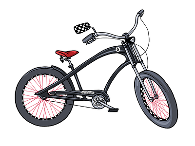 Electra Cruiser for Men bicycle cruiser electra illustration wzwz