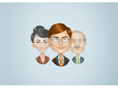 Business People icon illustration