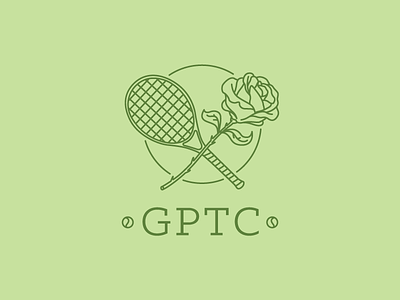 Greater Portland Tennis Council Logo linedrawing logo pdx portland rose tennis