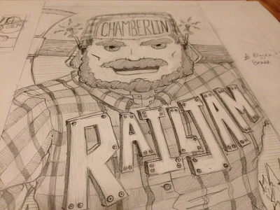 Rail Jam Sketch 1