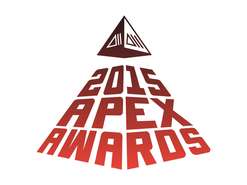 Polartec Apex Awards 2015 friedrichshafen outdoor retailer apex awards polartec custom type typography logo