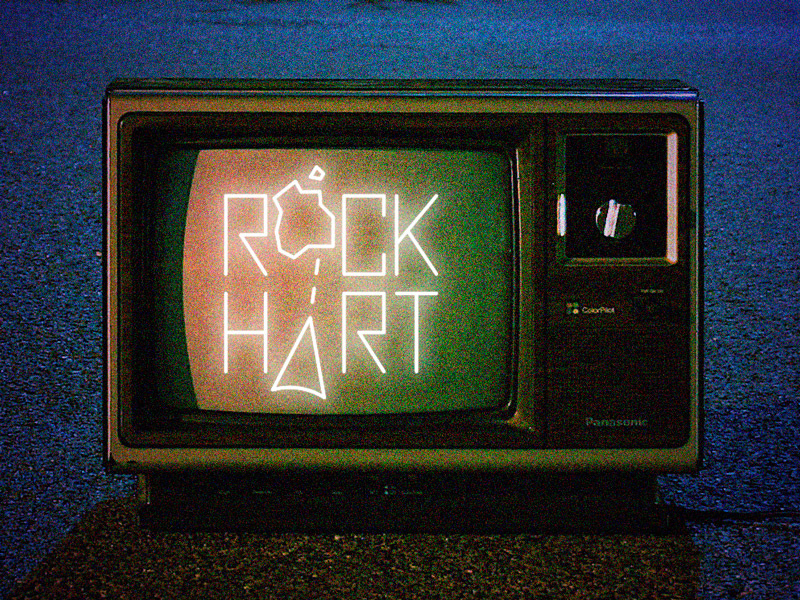 Rockhart - Transfer Sticker video games asteroids sticker rockhart