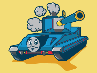 Thomas the Tank illustrator tank vector