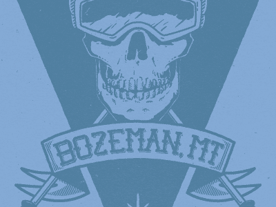 Bozeman Illustration bozeman illustration skull t shirt