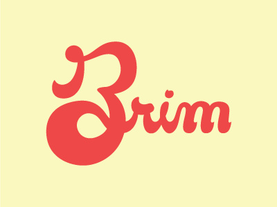 Brim Concept #2 brim coffee logo yogurt