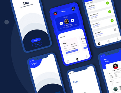 Payment App app branding design mobile mobile app mockup payment app ui ux vector