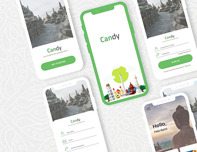 Intro Travel App app branding design mobile mobile app mockup ui ux