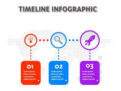 Timeline Infographic branding data flat illustration illustrator infographic minimalist vector