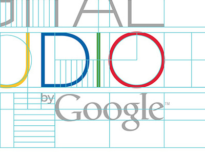 Digital Studio by Google brand digital grid ideas identity logo